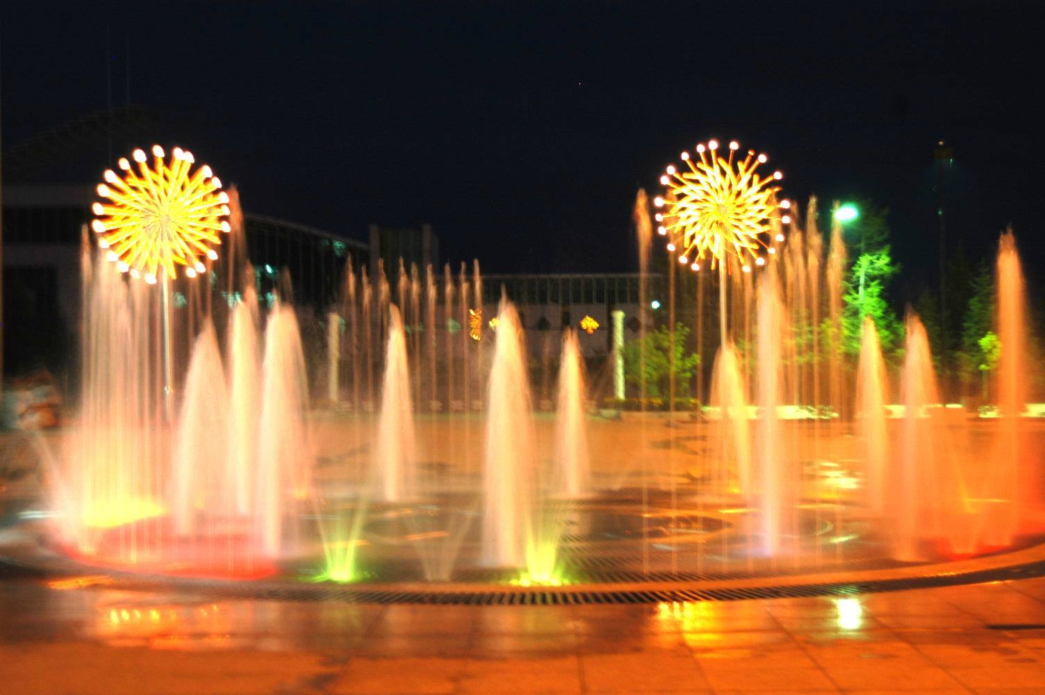 佳乐世纪城喷泉演示
