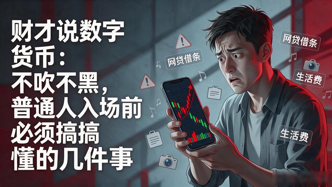 财才说数字货币：不吹不黑，普通人入场前必须搞懂的几件事