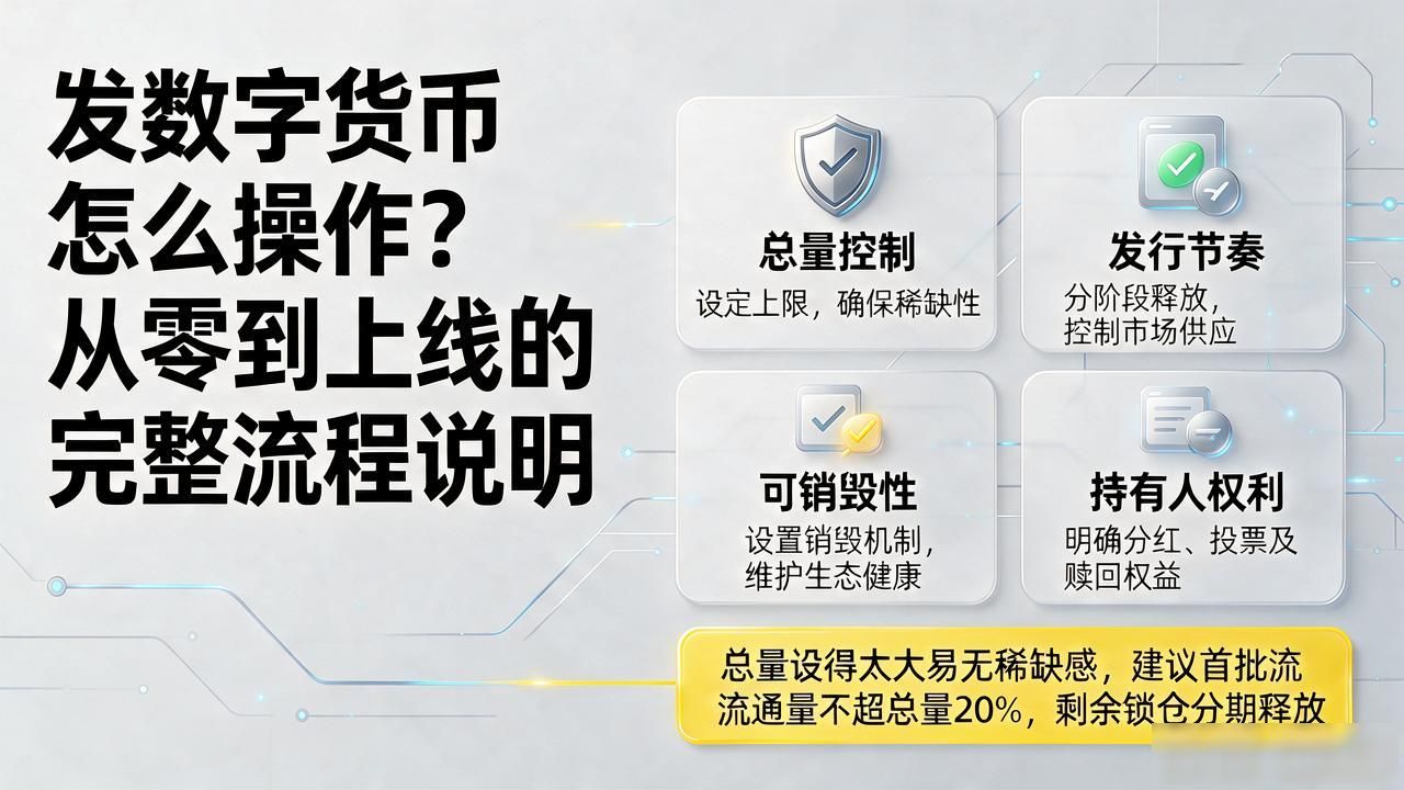 发数字货币怎么操作？从零到上线的完整流程说明