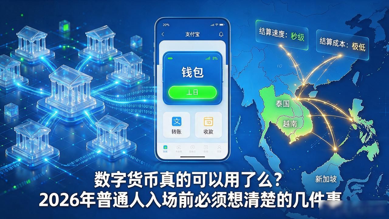 数字货币真的可以用了么?2026年普通人入场前必须想清楚的几件事