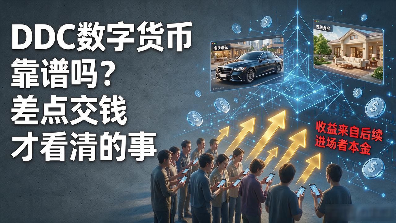 DDC数字货币靠谱吗？差点交钱才看清的事