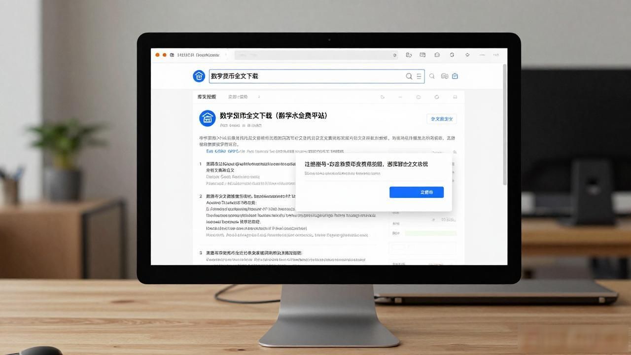 数字货币全文下载怎么找？亲测踩坑后，说几句实在话
