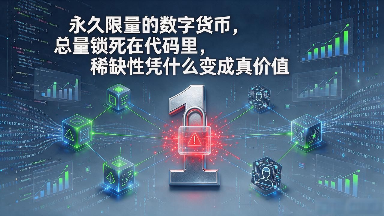 永久限量的数字货币，总量锁死在代码里，稀缺性凭什么变成真价值