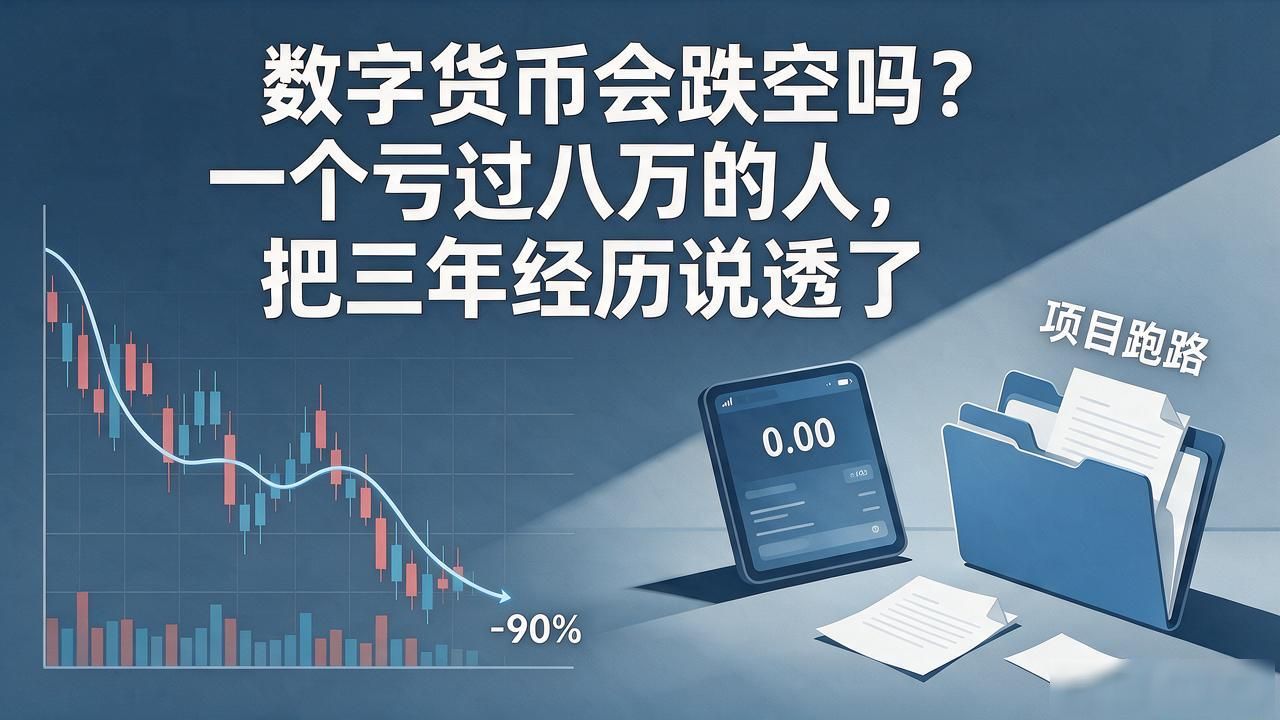 数字货币会跌空吗？一个亏过八万的人，把三年经历说透了