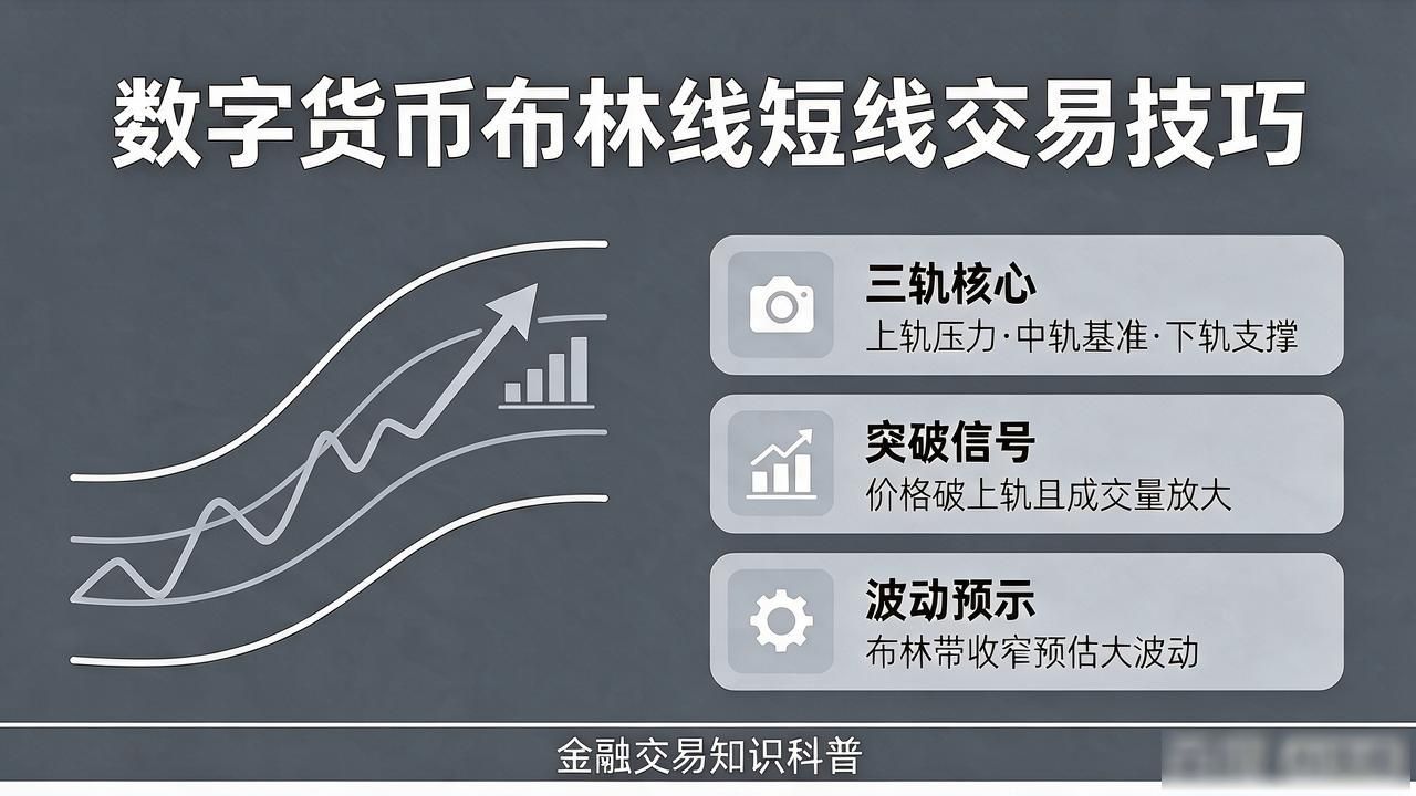 数字货币布林线短线交易技巧：三轨定进出