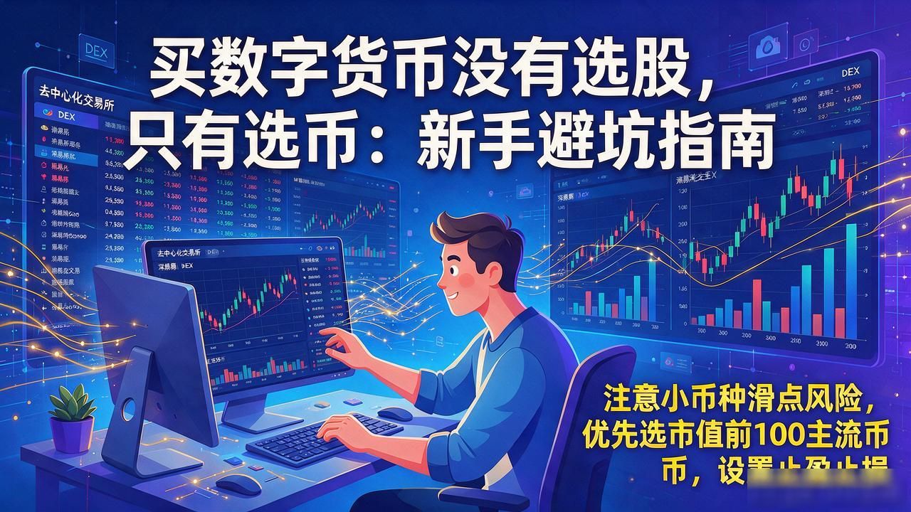 买数字货币没有选股，只有选币：新手避坑指南
