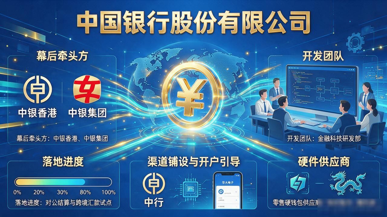 中行数字货币谁在做？幕后牵头方、开发团队和落地进度全说了