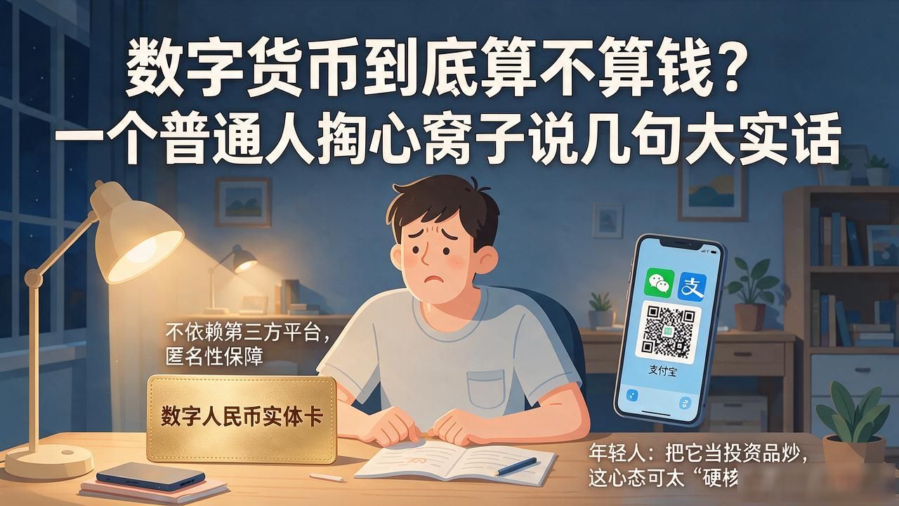 数字货币到底算不算钱？一个普通人掏心窝子说几句大实话