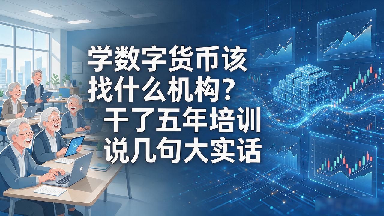 学数字货币该找什么机构？干了五年培训说几句大实话