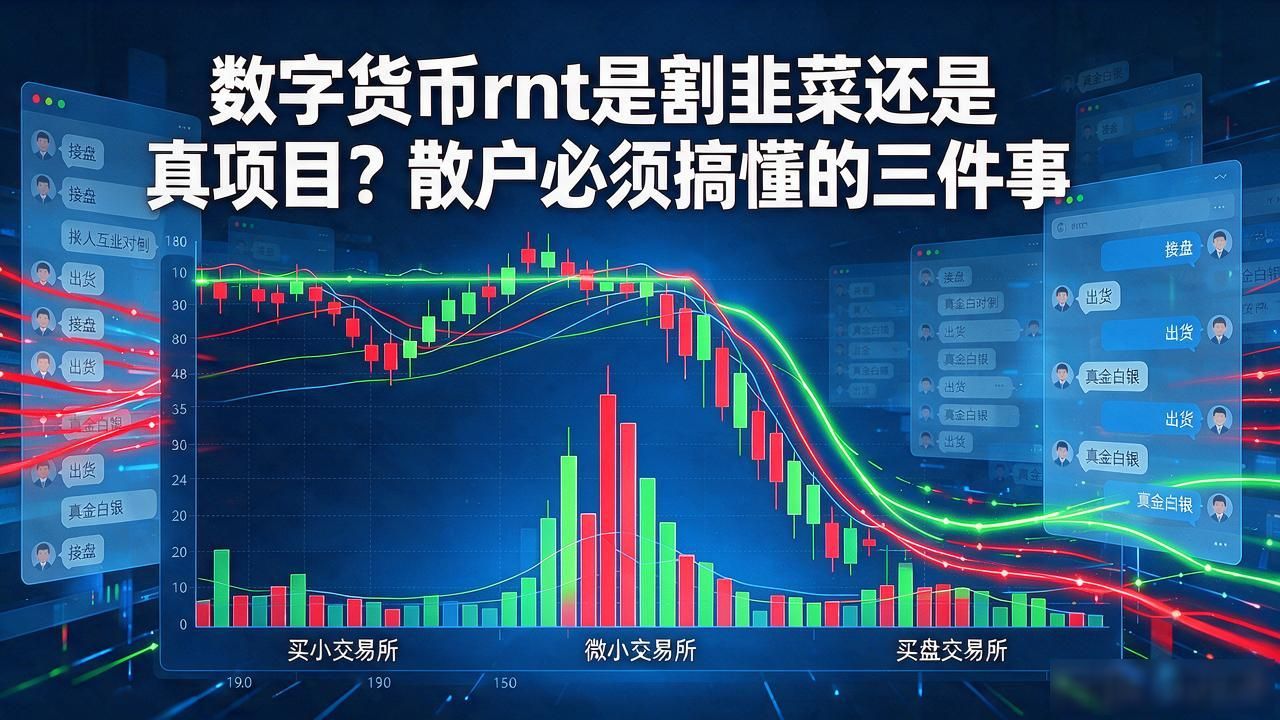 数字货币rnt是割韭菜还是真项目？散户必须搞懂的三件事