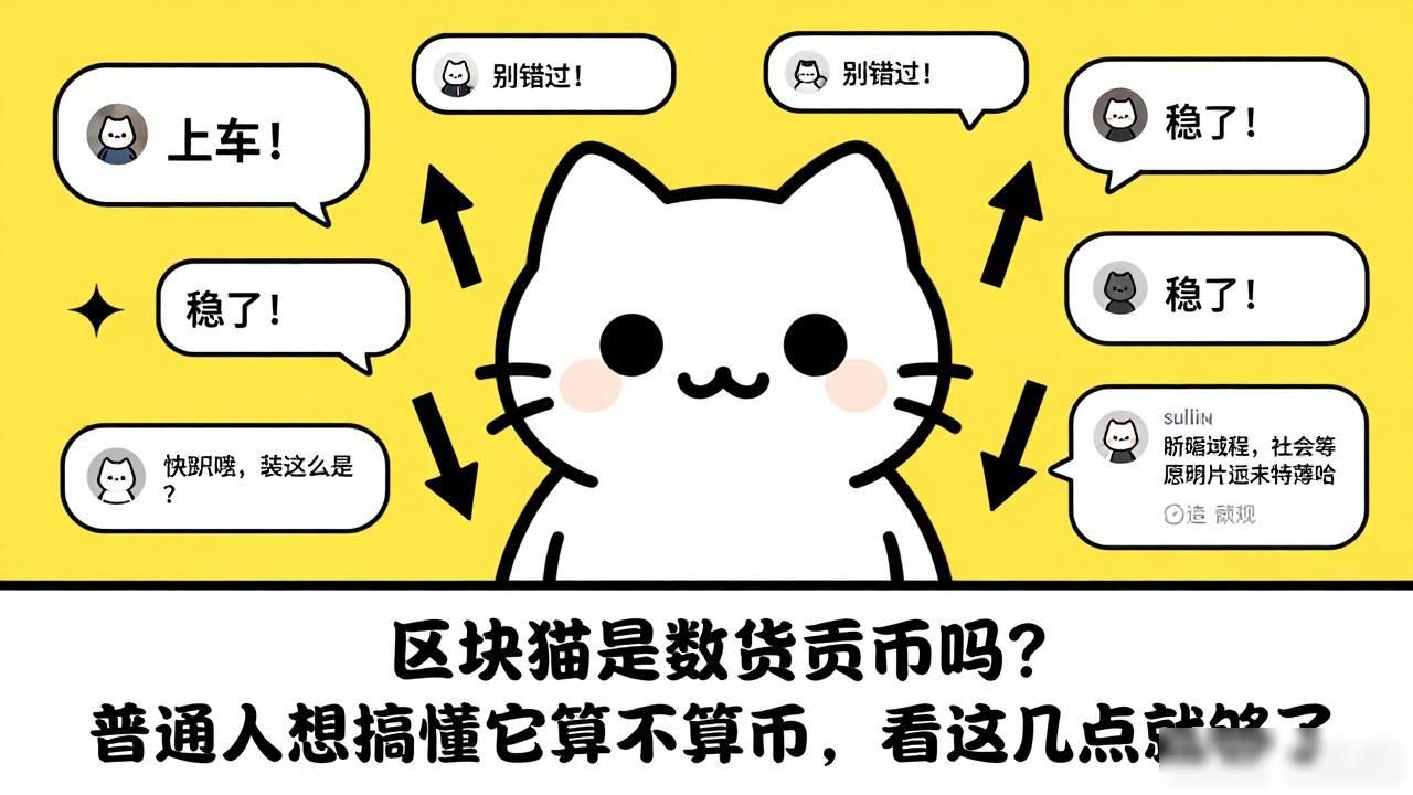 区块猫是数字货币吗？普通人想搞懂它算不算币，看这几点就够了