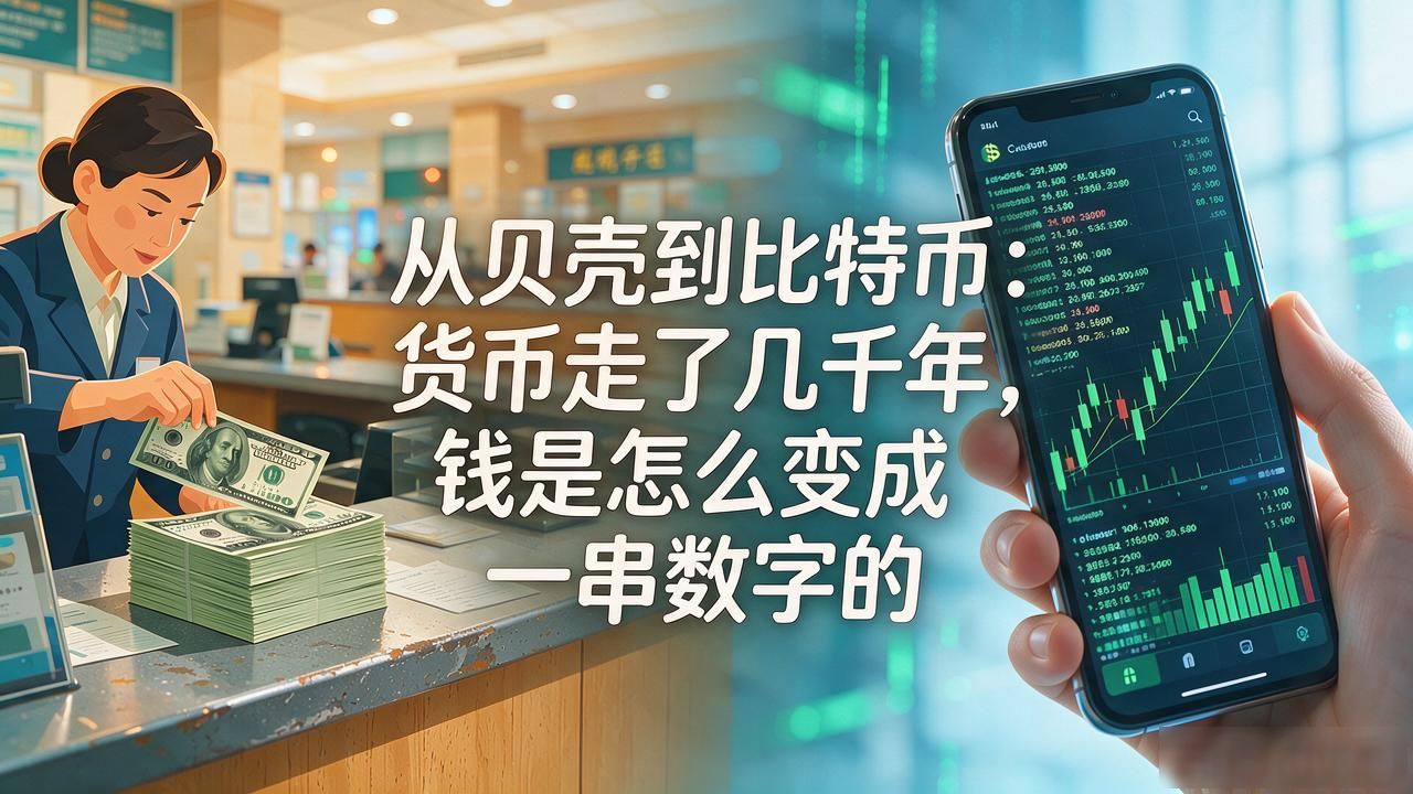 从贝壳到比特币：货币走了几千年，钱是怎么变成一串数字的