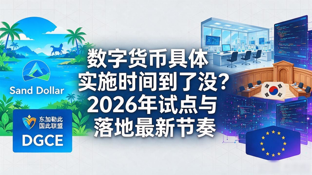 数字货币具体实施时间到了没？2026年试点与落地最新节奏
