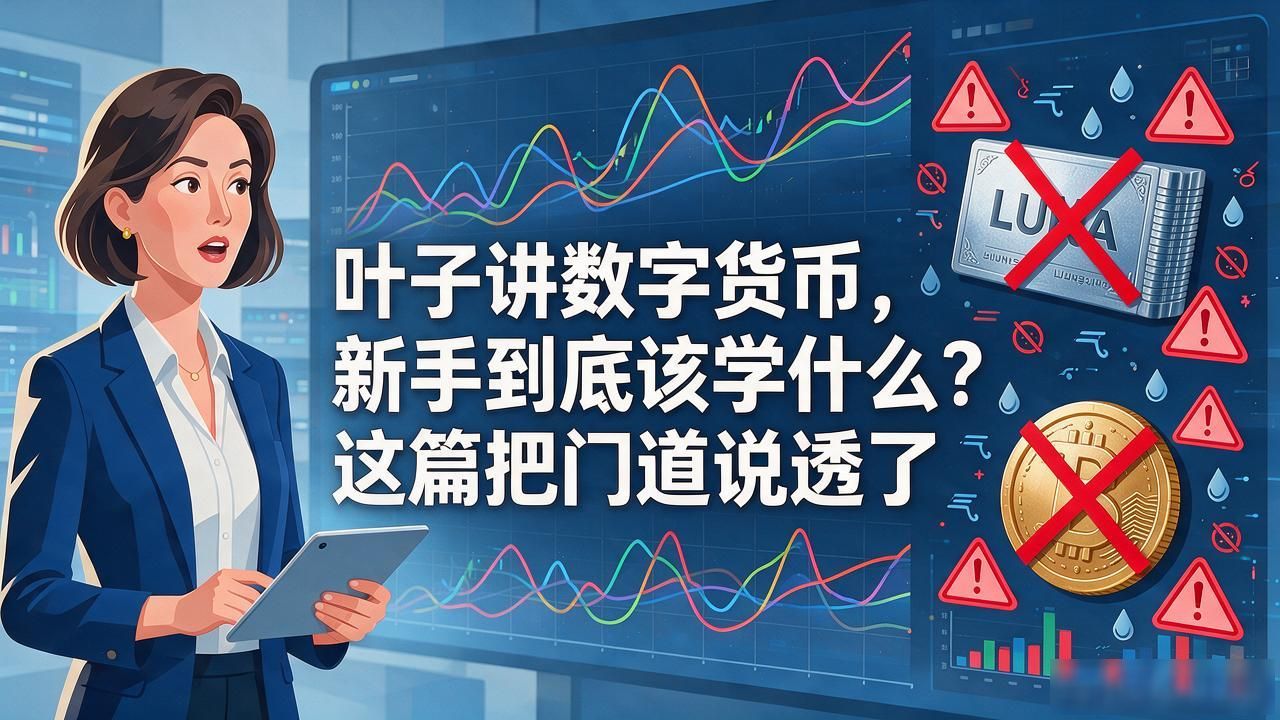 叶子讲数字货币，新手到底该学什么？这篇把门道说透了