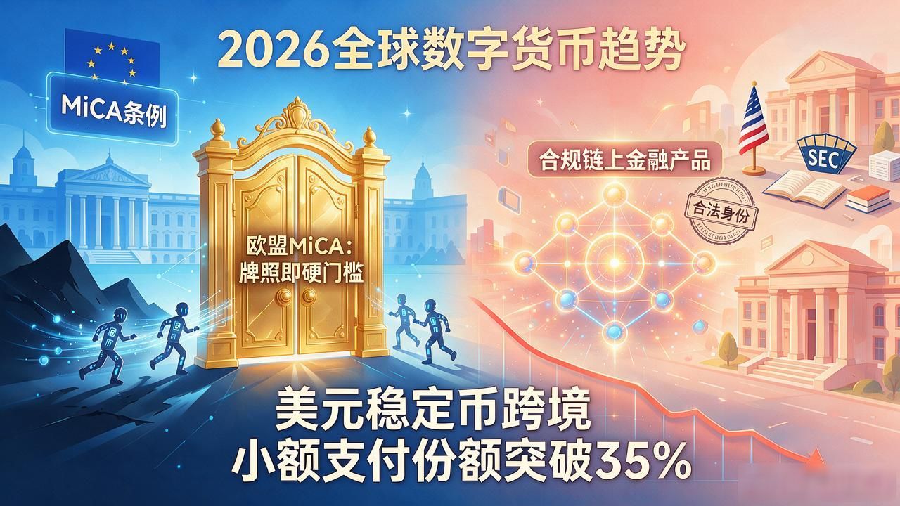 2026全球数字货币趋势：CBDC普及与加密币监管定局